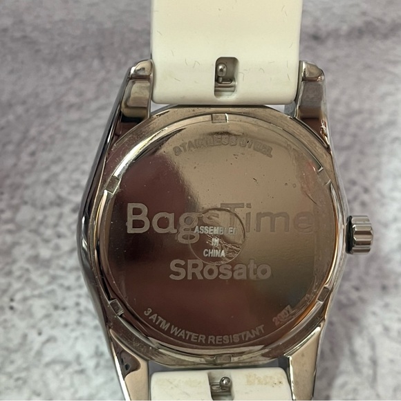 Rosato Bags Time by Rosato White Tone Quartz Analog Ladies Watch - Picture 5 of 16